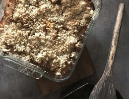 Paléo – Crumble endives, pommes et tomates confites