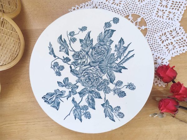 Plat à tarte terre de fer bleu