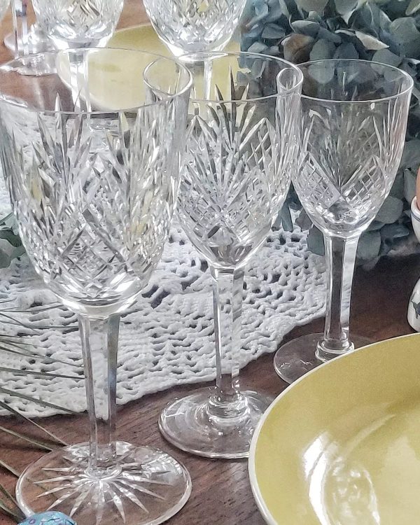 Service de verres 18 pièces en cristal de Lorraine