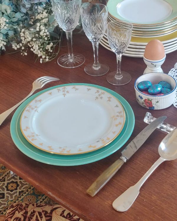 Lot de 6 assiettes à dessert en porcelaine – Image 6