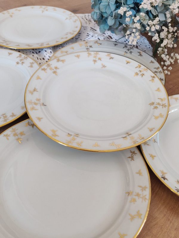Lot de 6 assiettes à dessert en porcelaine – Image 5