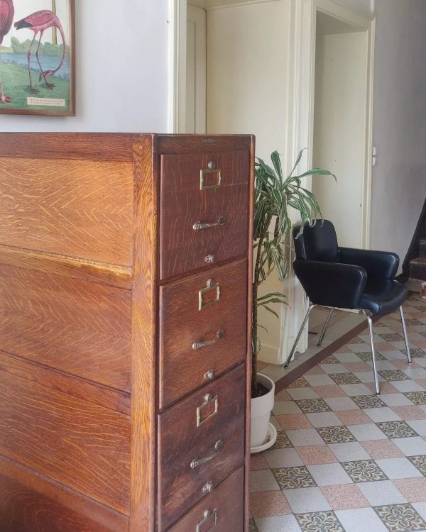 Ancien meuble de notaire Shaw Walker – Image 4