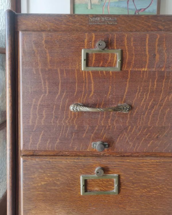 Ancien meuble de notaire Shaw Walker – Image 5