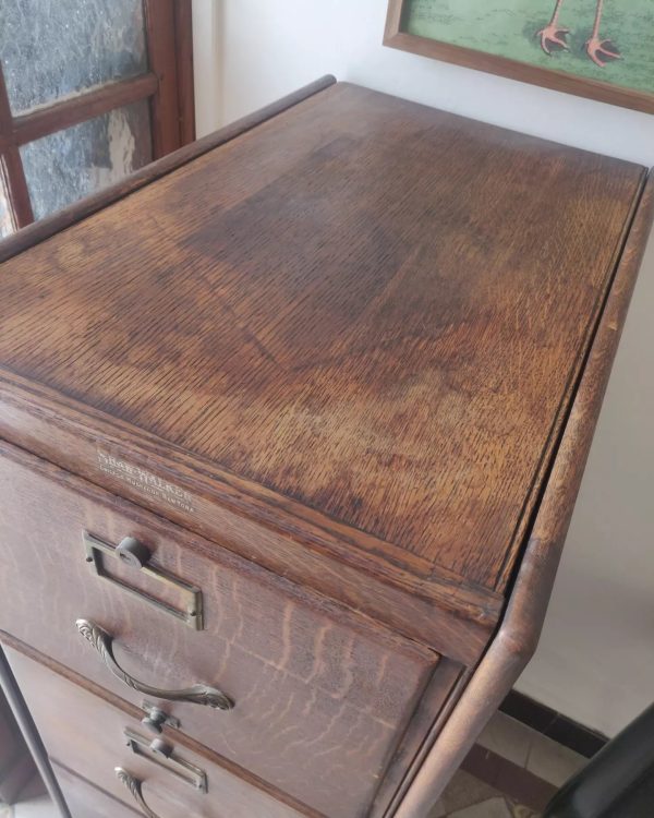 Ancien meuble de notaire Shaw Walker – Image 7