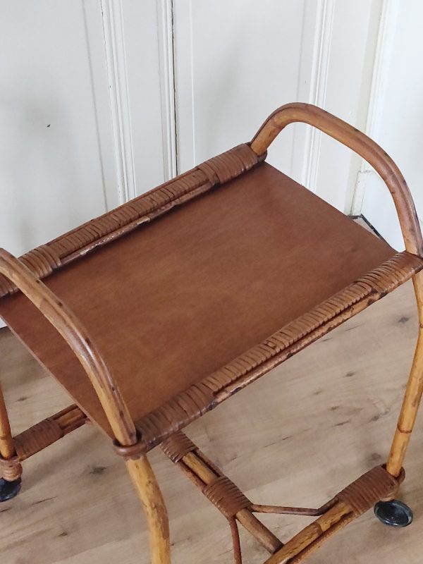 Ancienne petite desserte rotin – Image 5