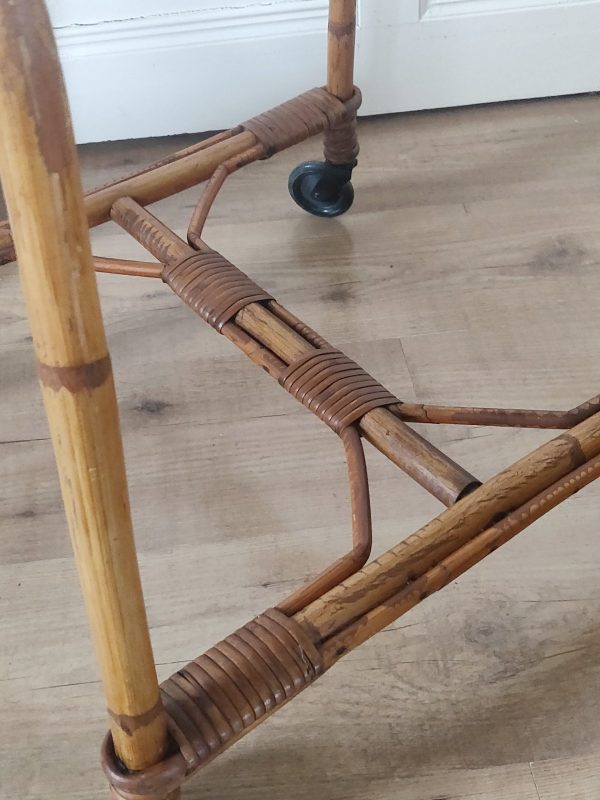 Ancienne petite desserte rotin – Image 6