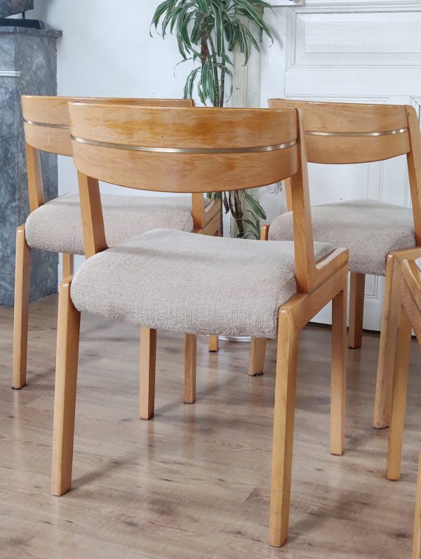 Série de 4 chaises design italien - années 60 – Image 2