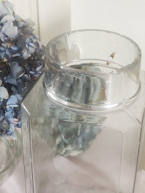 Ancien bocal à confiserie en verre – Image 3
