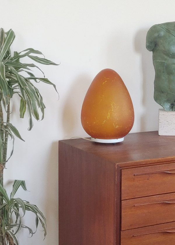Lampe oeuf vintage années 70