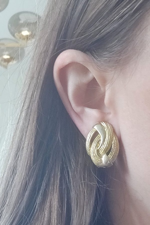 Boucles d'oreilles clip vintage – Image 5
