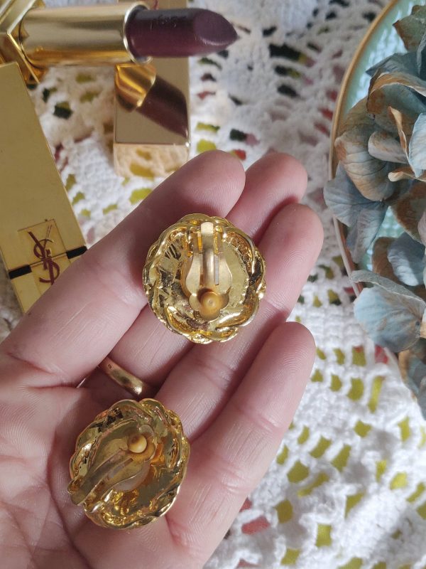 Boucles d'oreilles clip vintage – Image 2