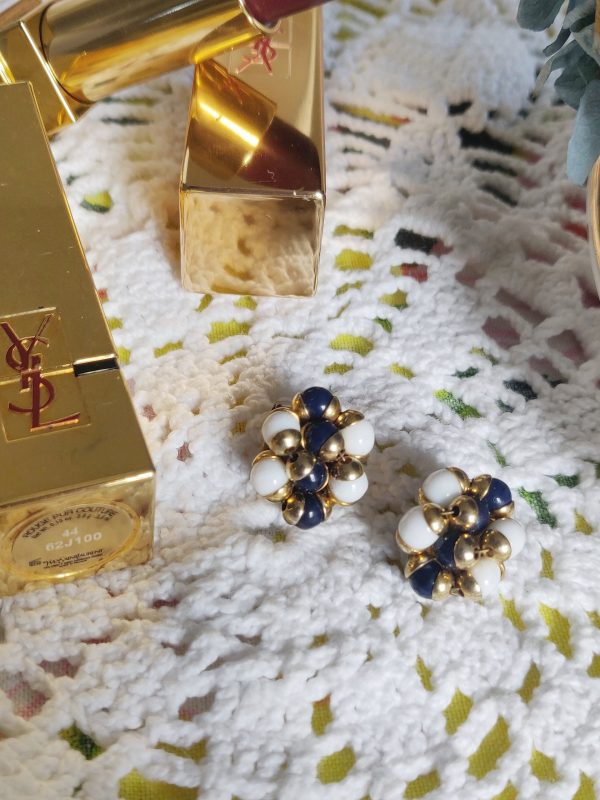 Boucles d'oreilles clip vintage – Image 2