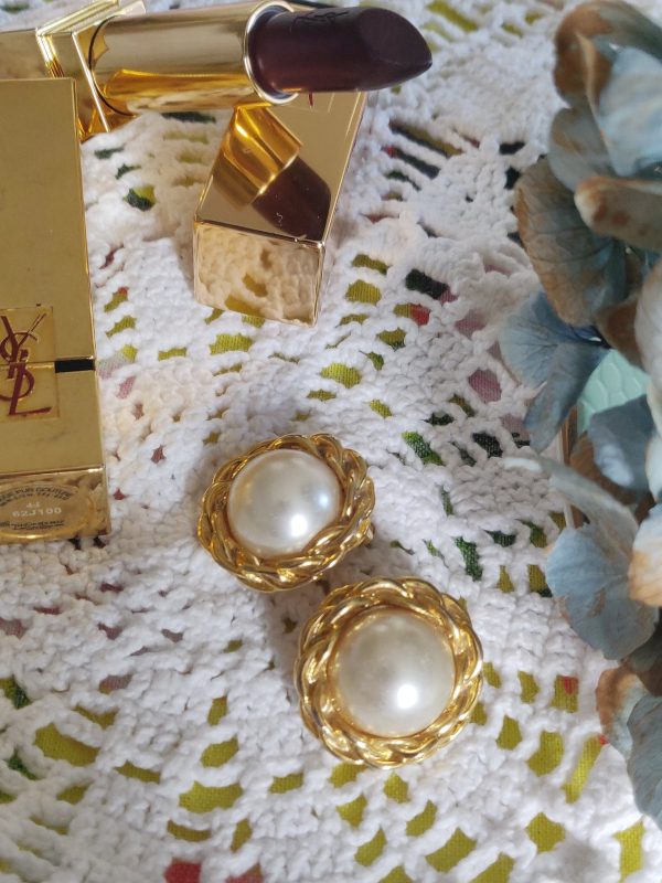 Boucles d'oreilles clip vintage – Image 3