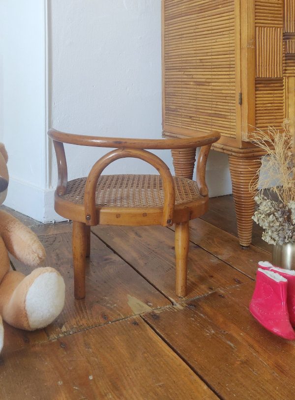 Rare, fauteuil enfant style Le Corbusier  début du siècle – Image 3