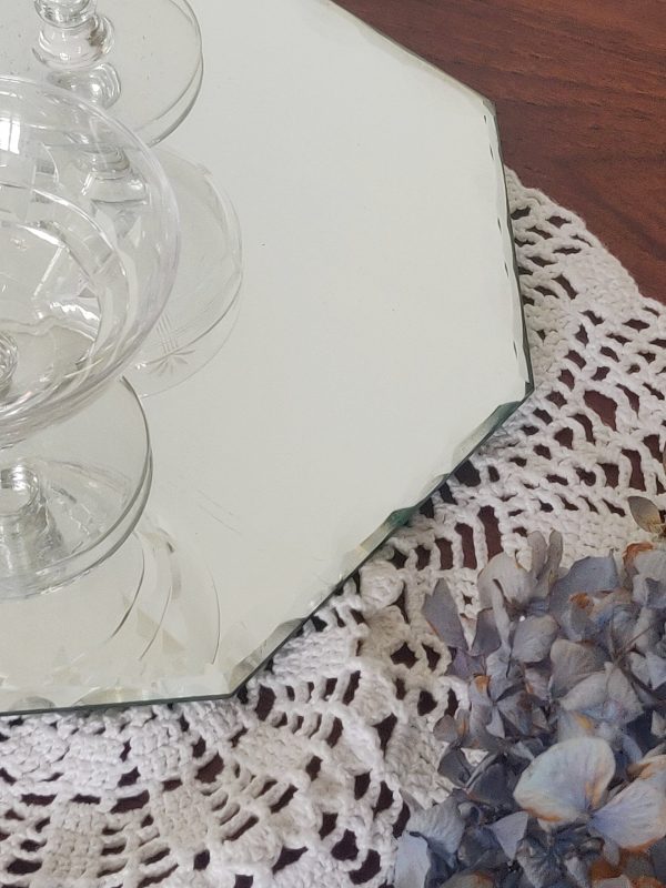 Ancien miroir à poser biseauté – Image 4