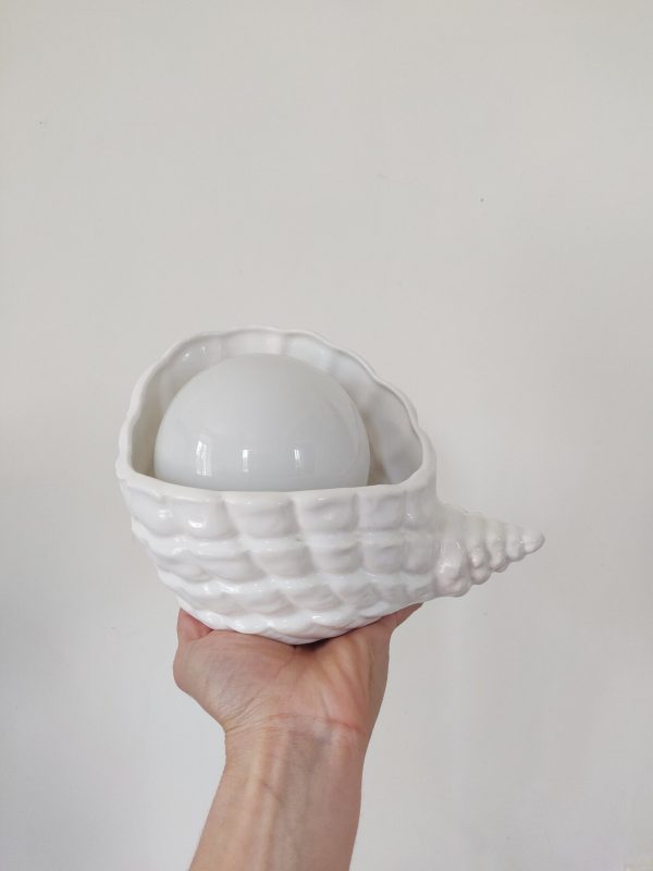 Lampe coquillage vintage – Image 3