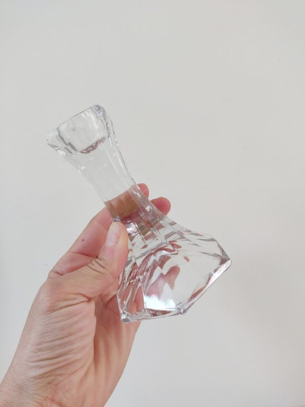 Paire de bougeoirs en cristal – Image 4