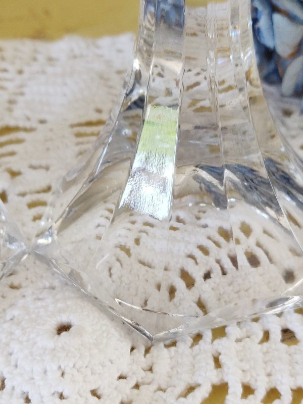 Paire de bougeoirs en cristal – Image 2
