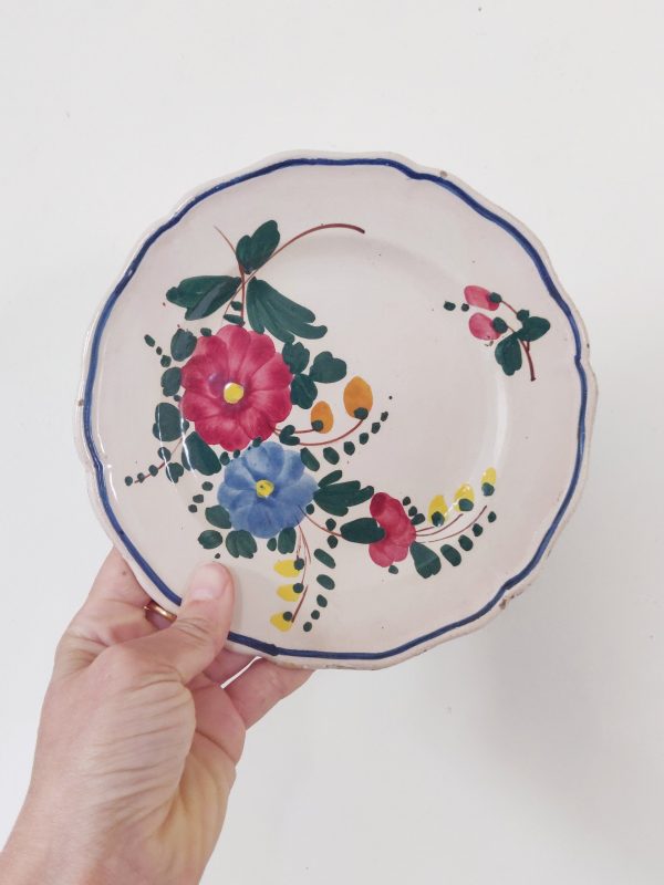 Rare série de 8 assiettes Majolica Italie - 19e siècle – Image 4