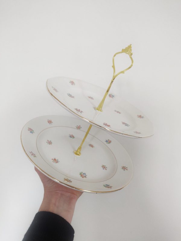 Présentoir à gâteaux 2 étages