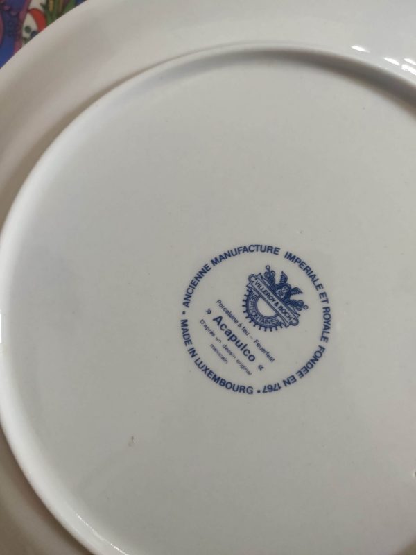 Série de 6 assiettes à dessert Acapulco Villeroy et Boch – Image 5