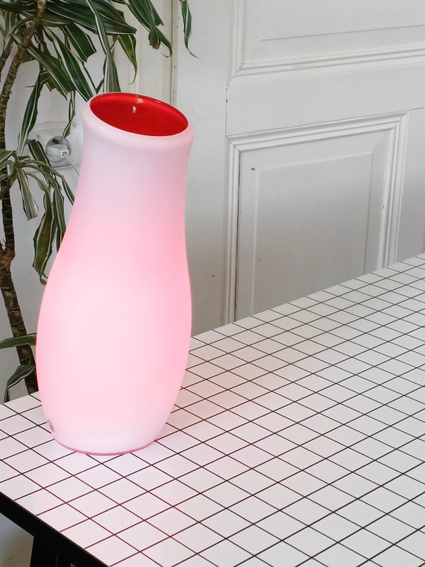Lampe Mylonit en verre - Ikea années 80