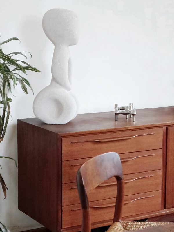 Sculpture vintage en Siporex – Image 3