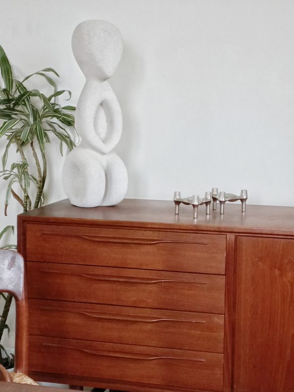 Sculpture vintage en Siporex – Image 2