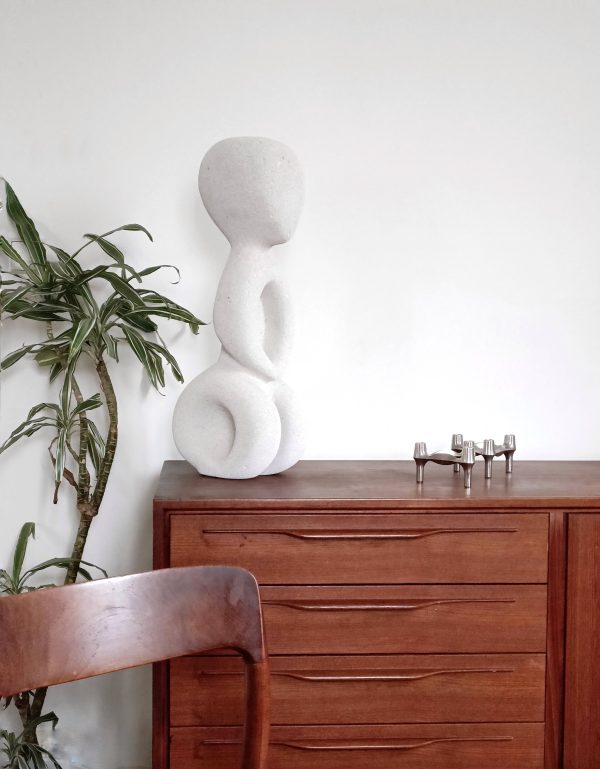 Sculpture vintage en Siporex – Image 6