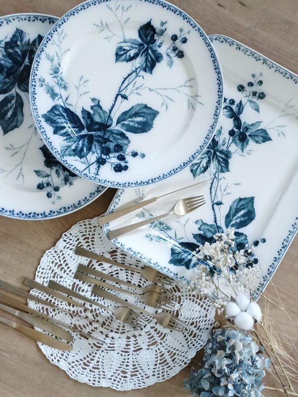 Set de 3 grands plats Terre de fer