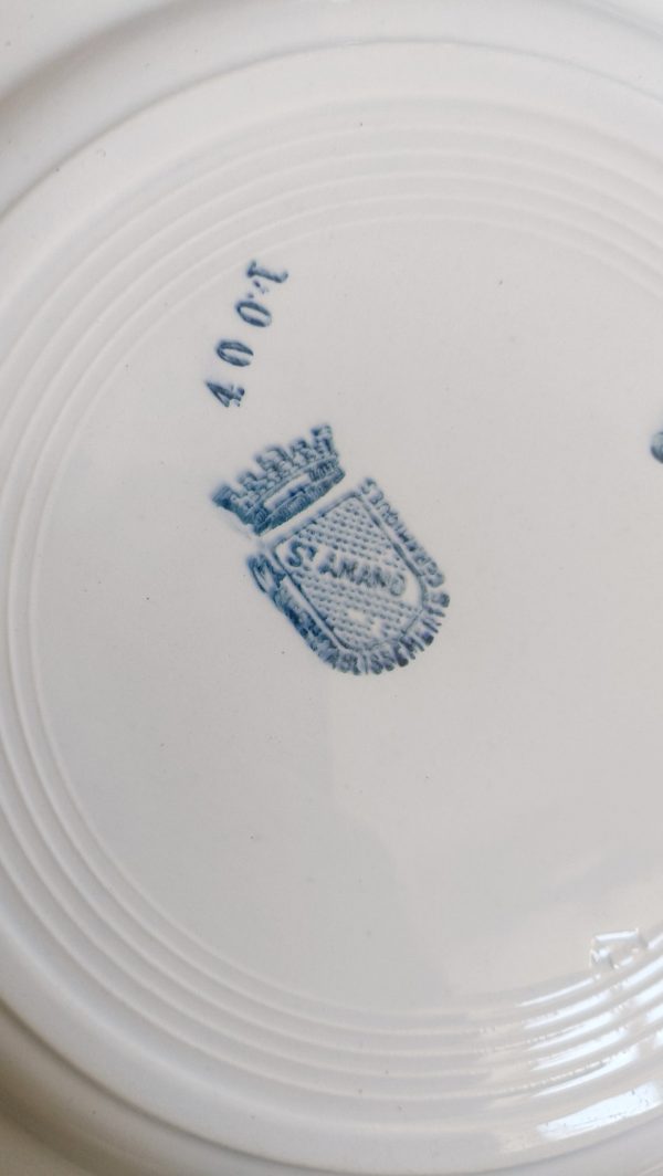Assiettes Terre de fer bleues – Image 3