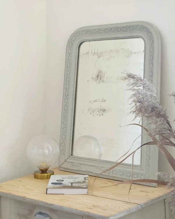Miroir Louis Philippe patine grise – Image 2