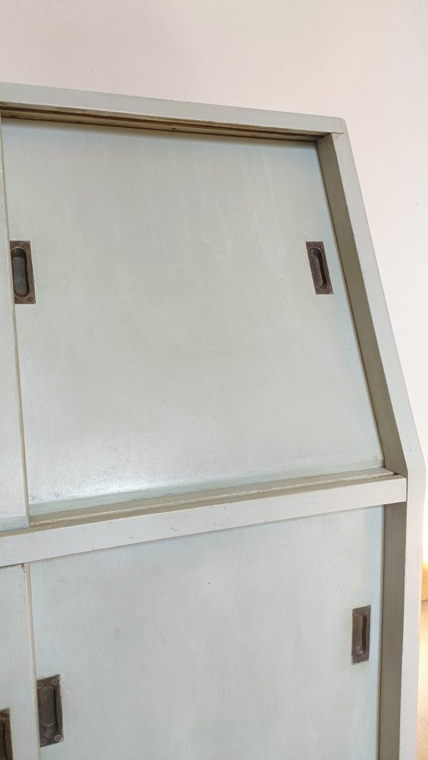 Meuble d'atelier en bois, vert pâle – Image 8