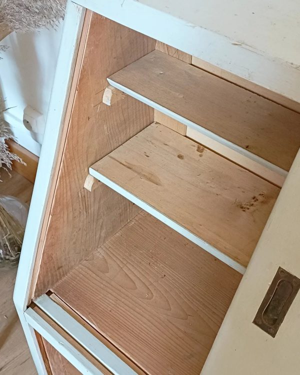 Meuble d'atelier en bois, vert pâle – Image 4