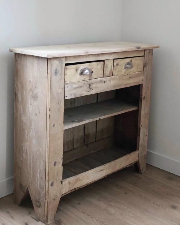 Ancien buffet de ferme bois brut – Image 2