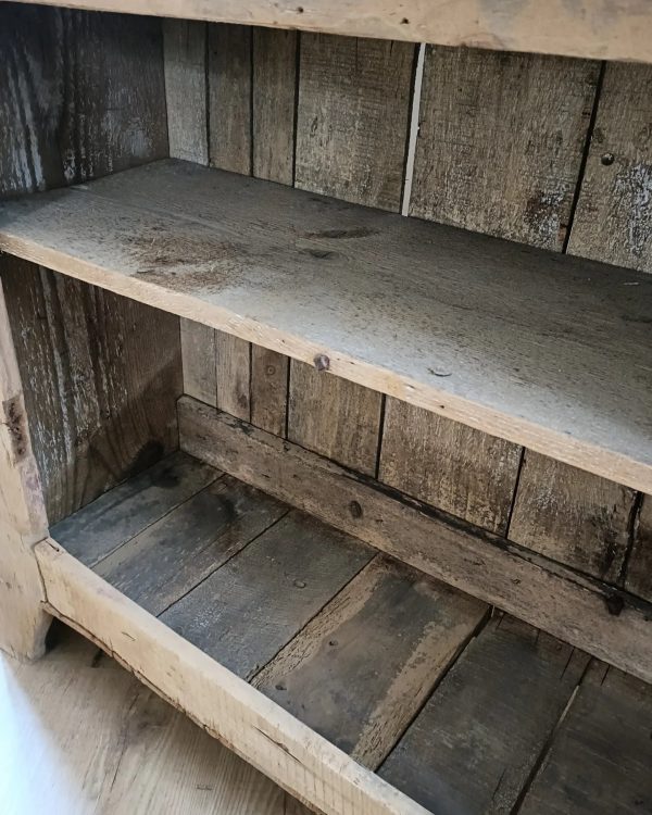 Ancien buffet de ferme bois brut – Image 8