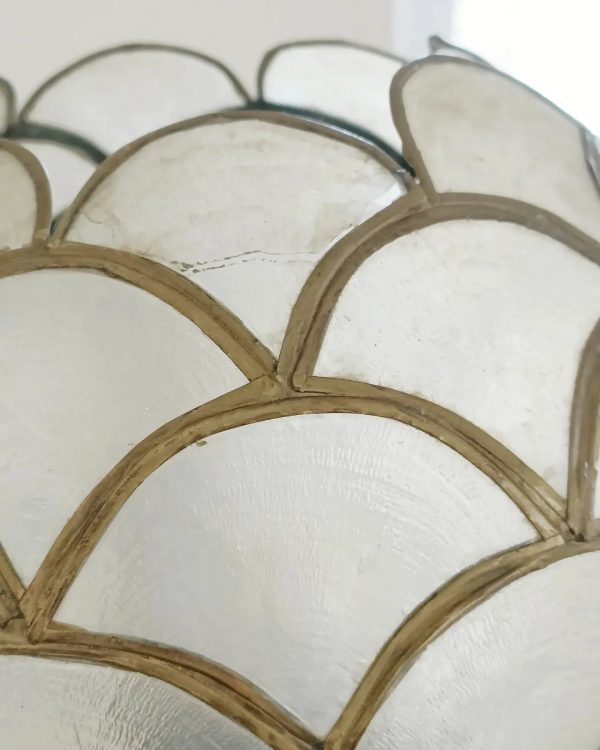 Lampadaire fleurs nacres années 70 – Image 4