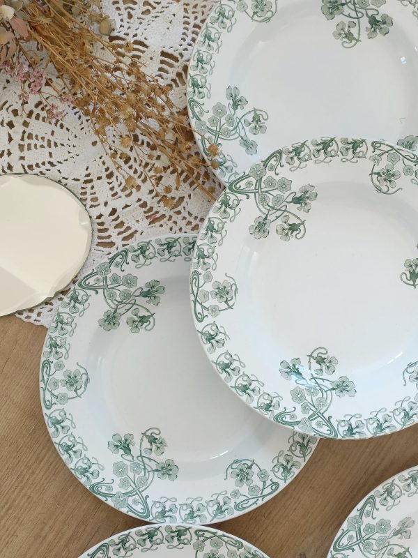 Ensemble de 6 assiettes creuses "Capucines" – Image 5