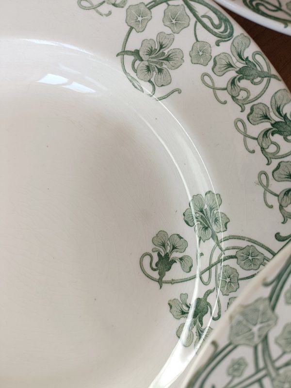 Ensemble de 6 assiettes creuses "Capucines" – Image 4