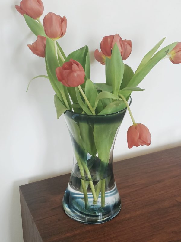 Vase en verre soufflé par Anne Nilsson, Suède – Image 6