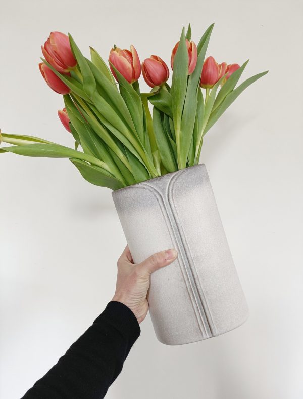 (Réservé Caroline) Vase céramique VEB Haldensleben, 1960