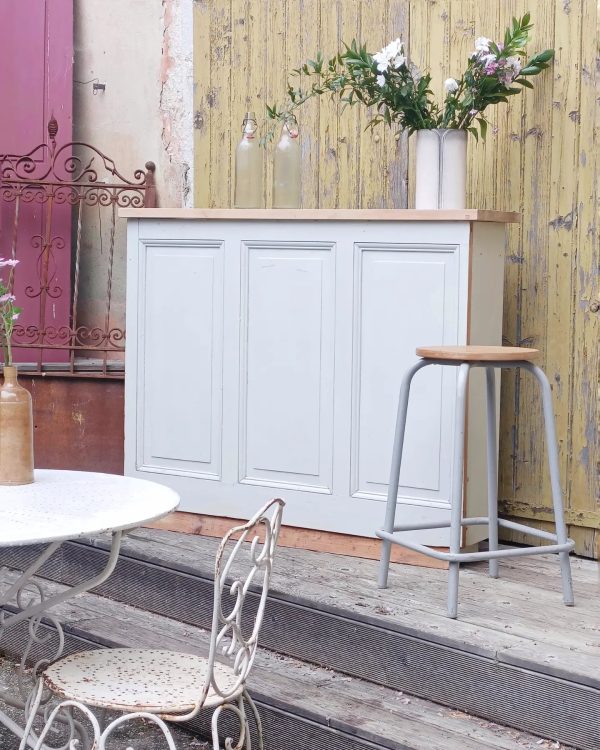 Ancien bar / comptoir en bois