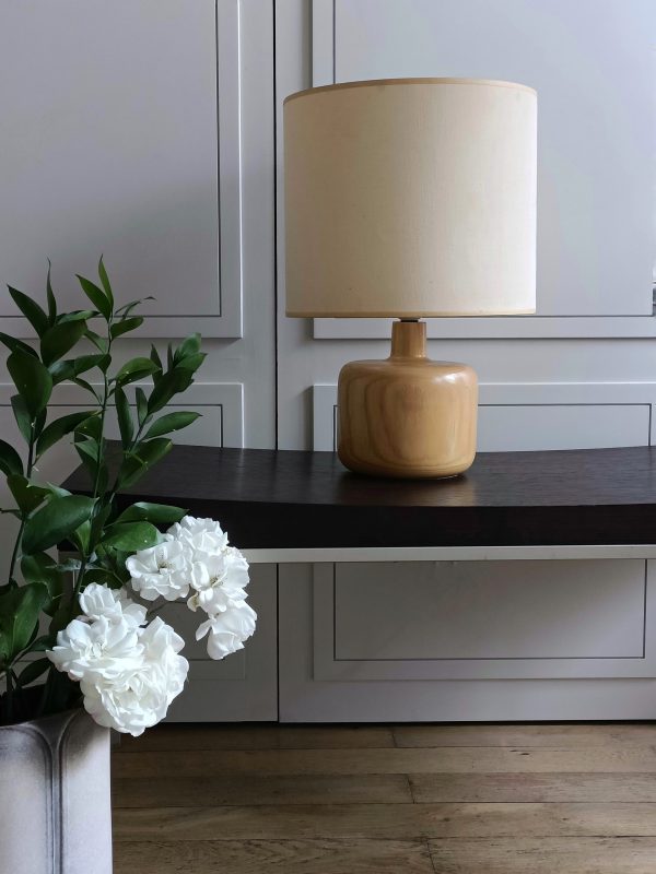 (Réservées) Paire de lampes pin massif – Image 3
