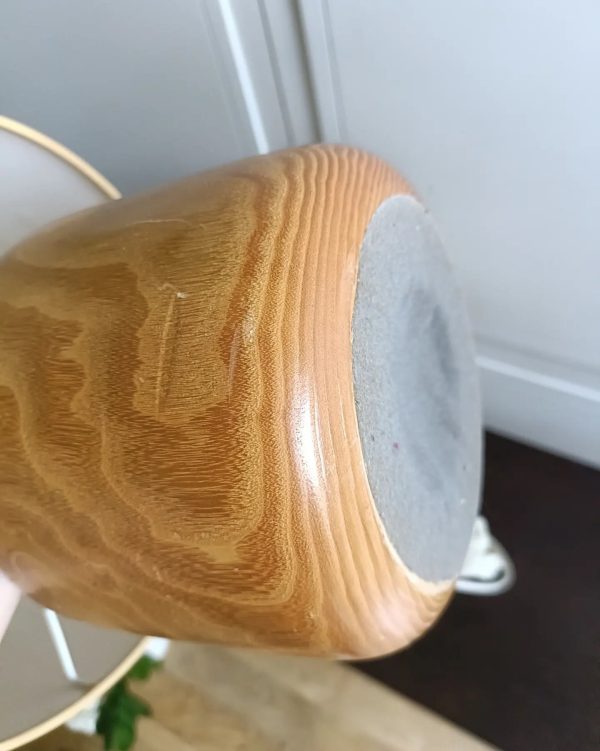 (Réservées) Paire de lampes pin massif – Image 6