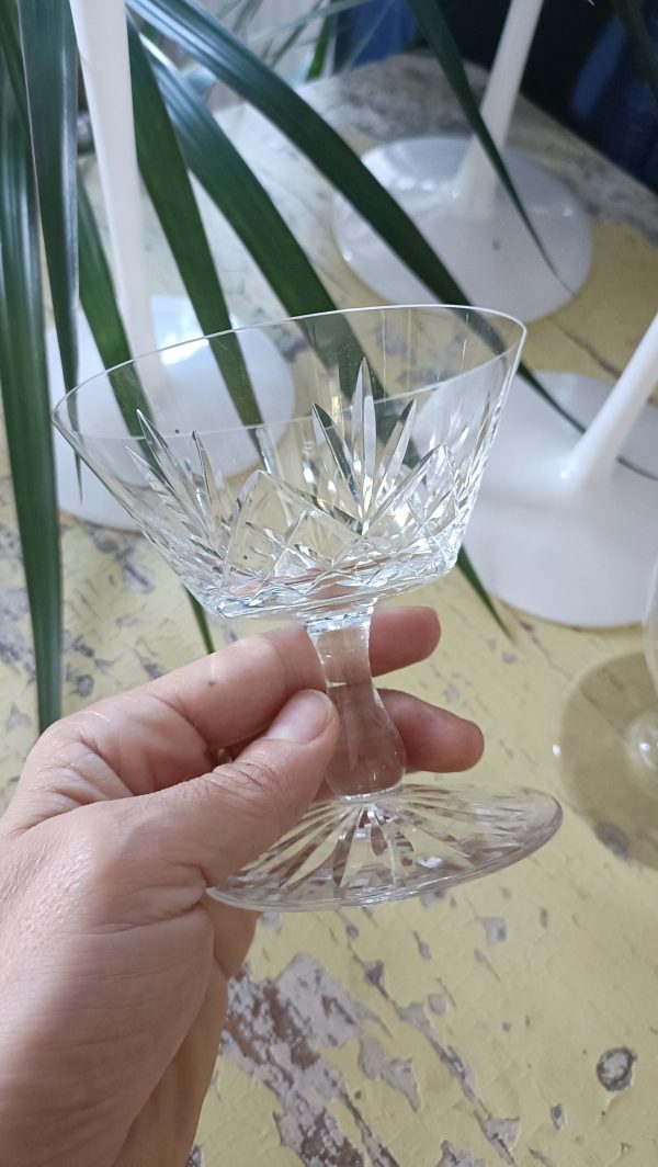 Service de 6 coupes à champagne dépareillées – Image 2