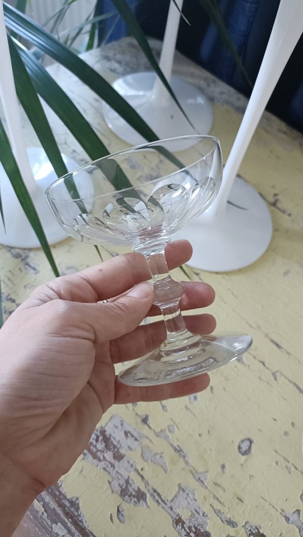 Service de 6 coupes à champagne dépareillées – Image 6
