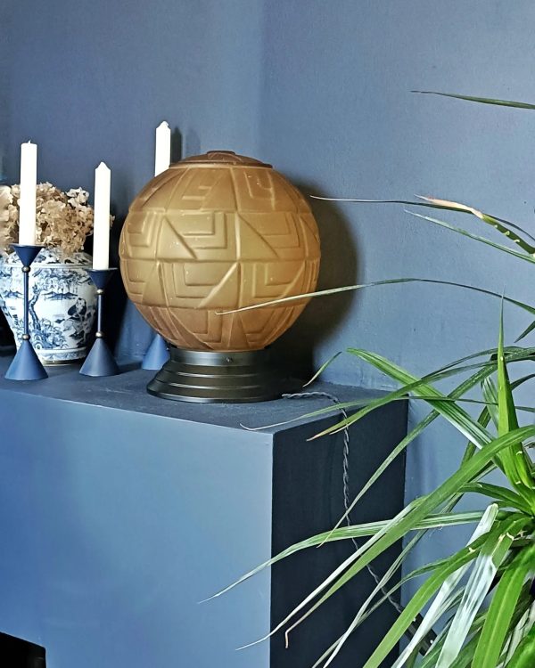Très grande lampe à poser art déco
