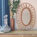 Ancien miroir en rotin Ancien miroir en rotin Image