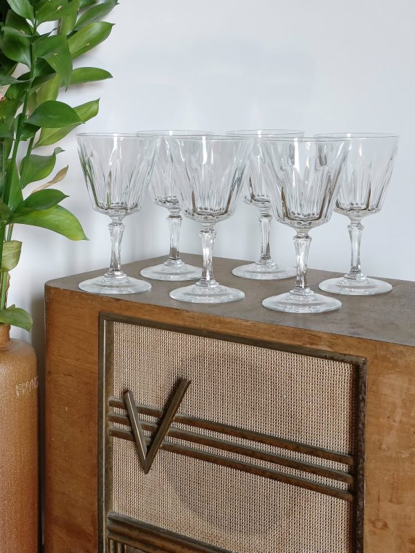 Set de 6 verres à vin en cristal – Image 4