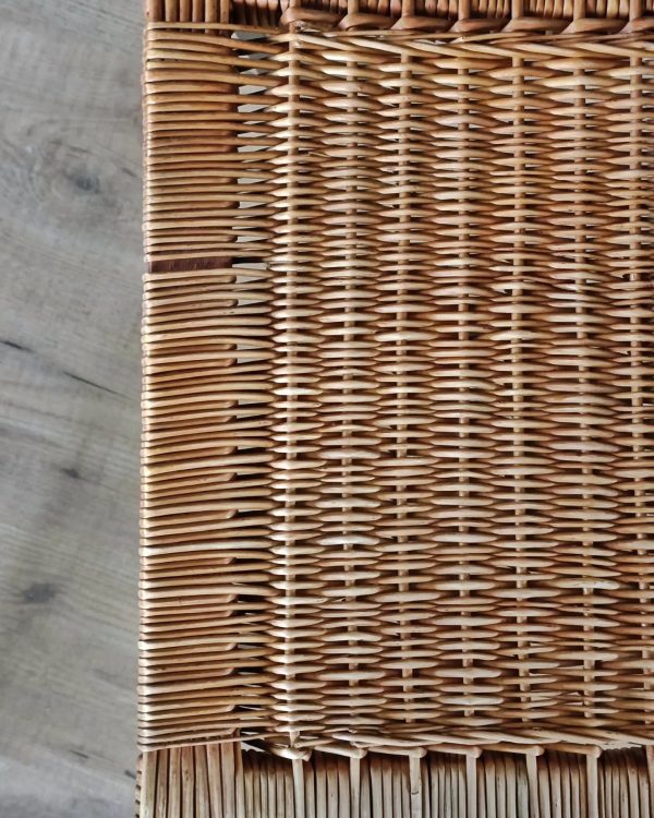 Paire de chaises métal osier années 60 – Image 5